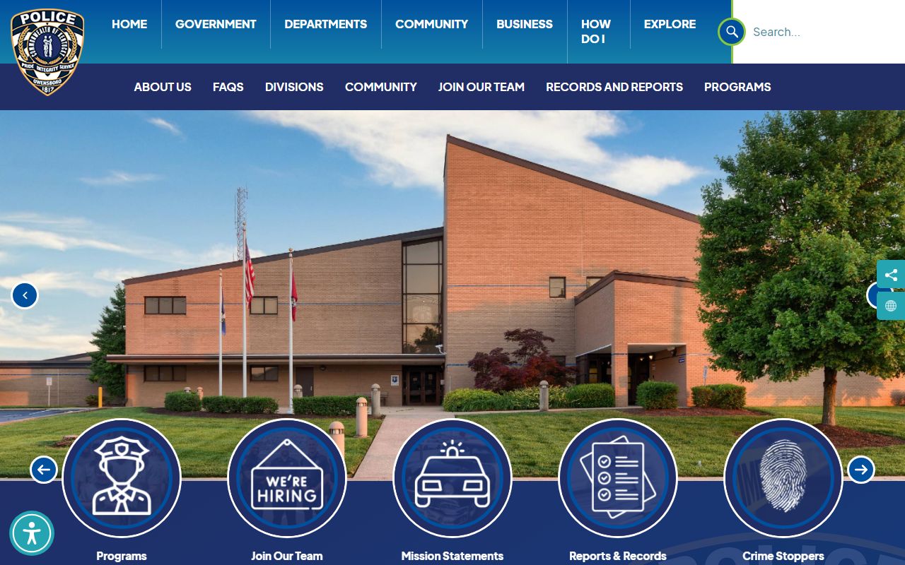 Owensboro Police Department resources for Owensboro Released Inmates