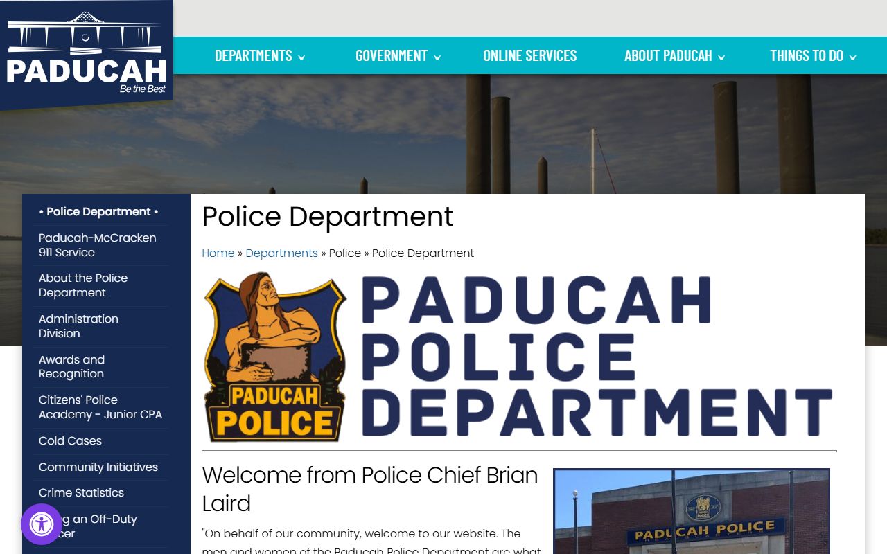 Paducah Kentucky Released Inmates police resources