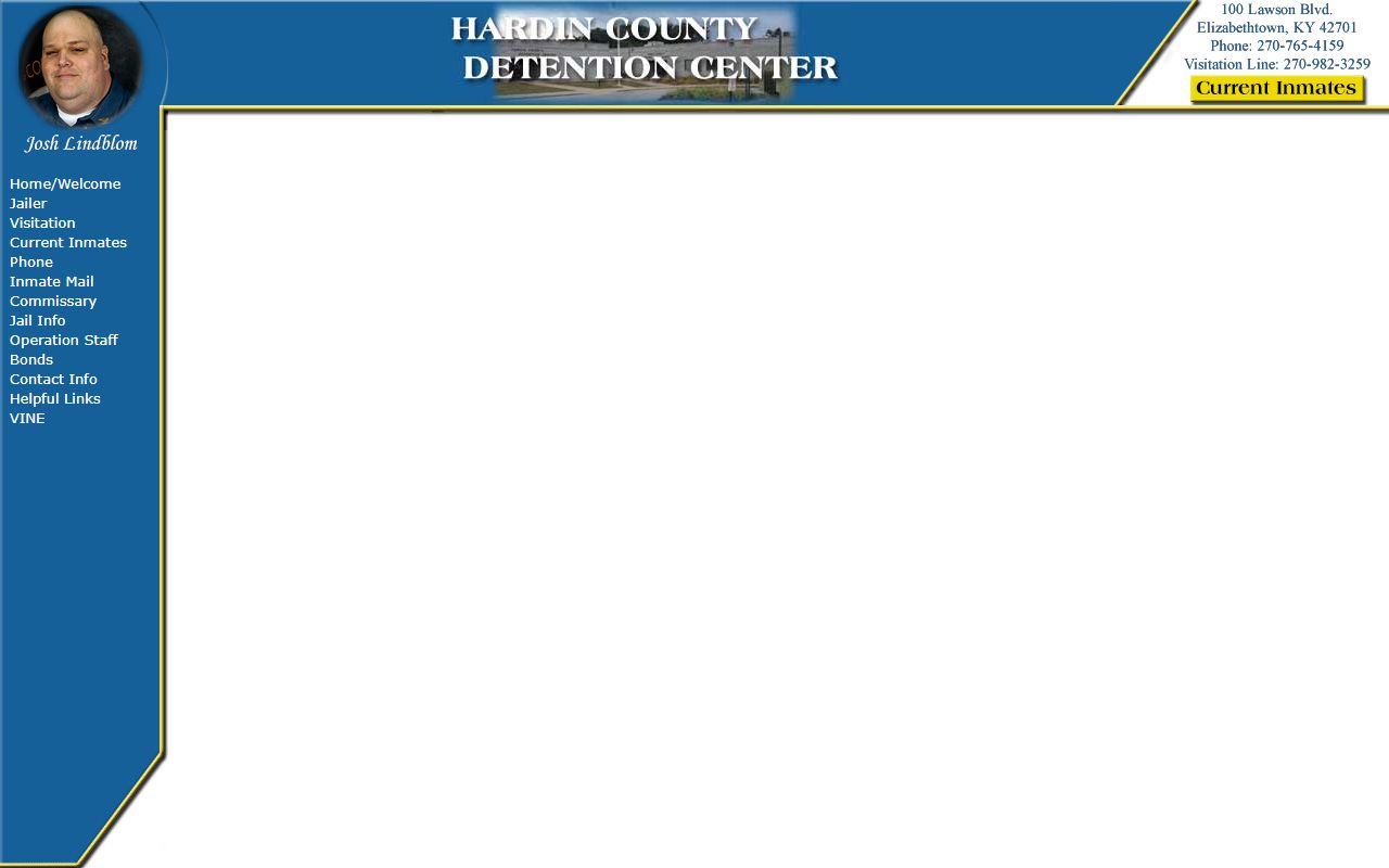 Hardin County Kentucky Released Inmates search and records