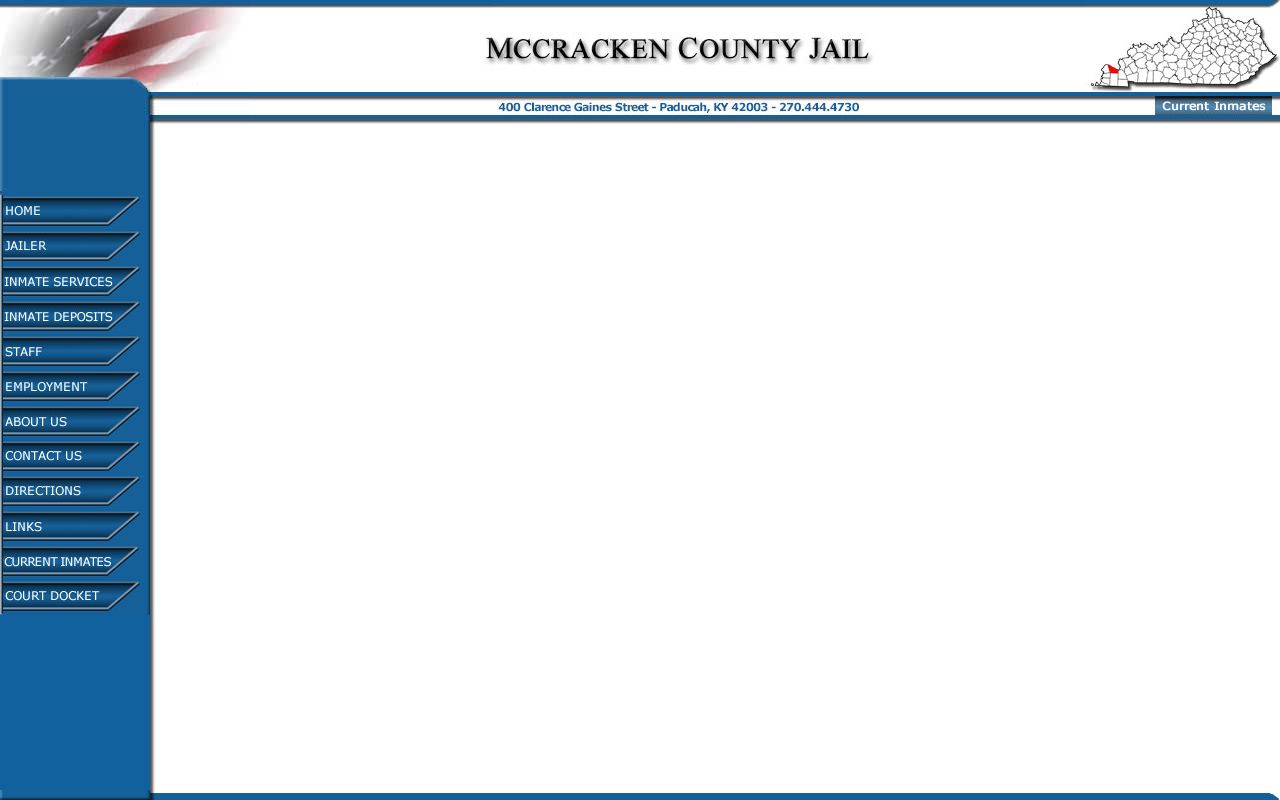 McCracken County Kentucky Released Inmates search and records